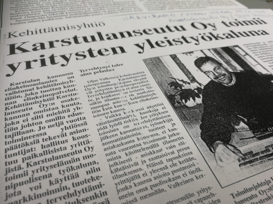 Elinkeinopolitiikan työväline vuodesta 1989