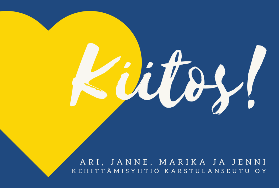 Kuntabarometri 2020: Kehittämisyhtiö Karstulanseutu on Keski-Suomen ykkönen ja valtakunnan toiseksi paras!