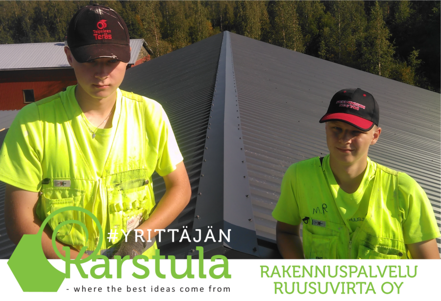 Rakennuspalvelu Ruusuvirta Oy tarjoaa rakennusalan palvelut kivijalasta piipunhattuun