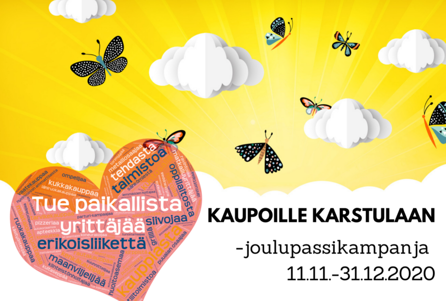 Paikalliset yrittäjät järjestävät jälleen joulupassikampanjan