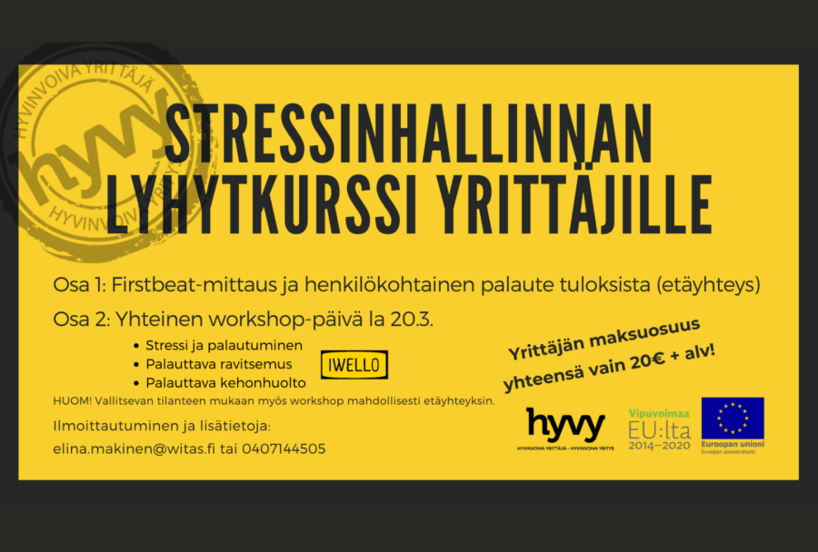 HYVY-hanke: Hei yrittäjä, miten sinä voit?