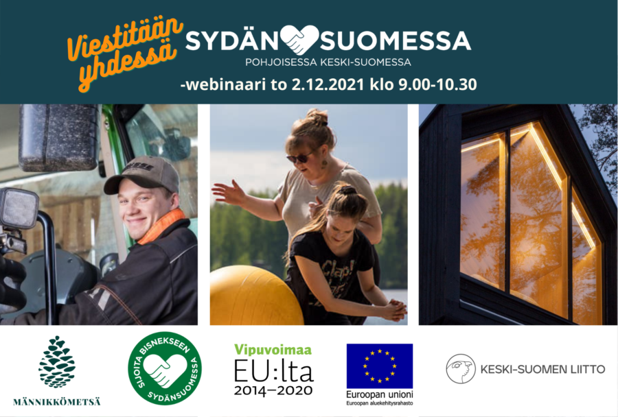 Viestitään yhdessä Sydänsuomessa -webinaari 2.12. klo 9.00-10.30
