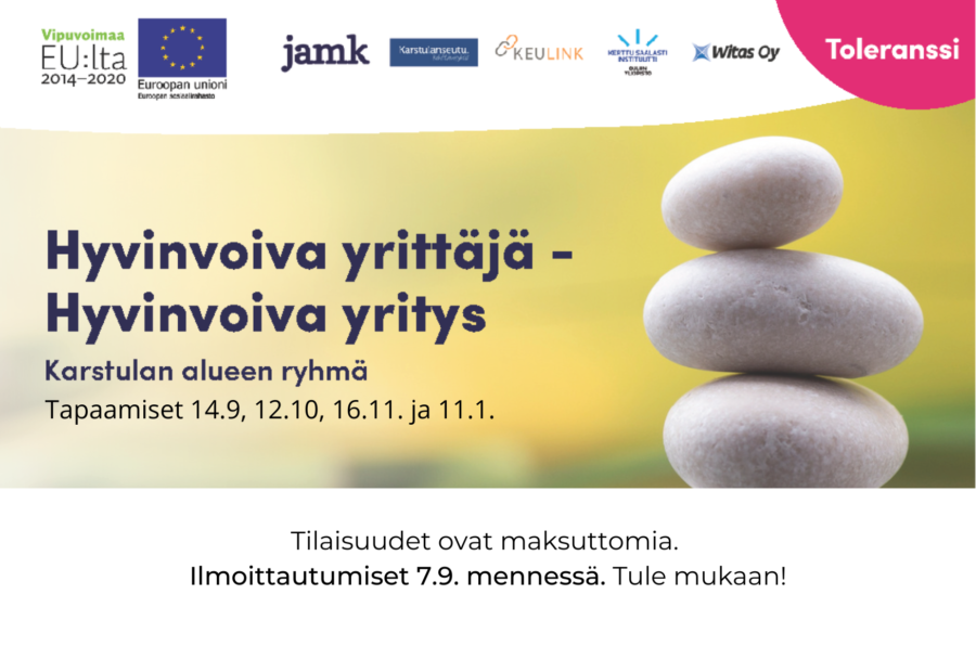Yrittäjä -tule edistämään hyvinvointiasi ja yrityksesi kehittymistä