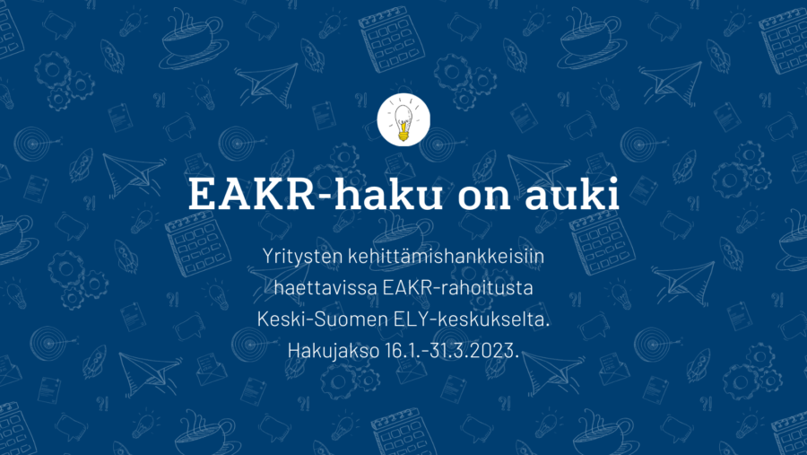 Yritysten kehittämisavustus&shy;haku on auki