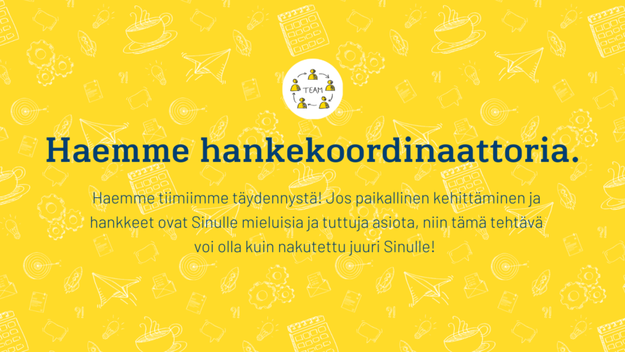 Haemme hankekoordi&shy;naattoria