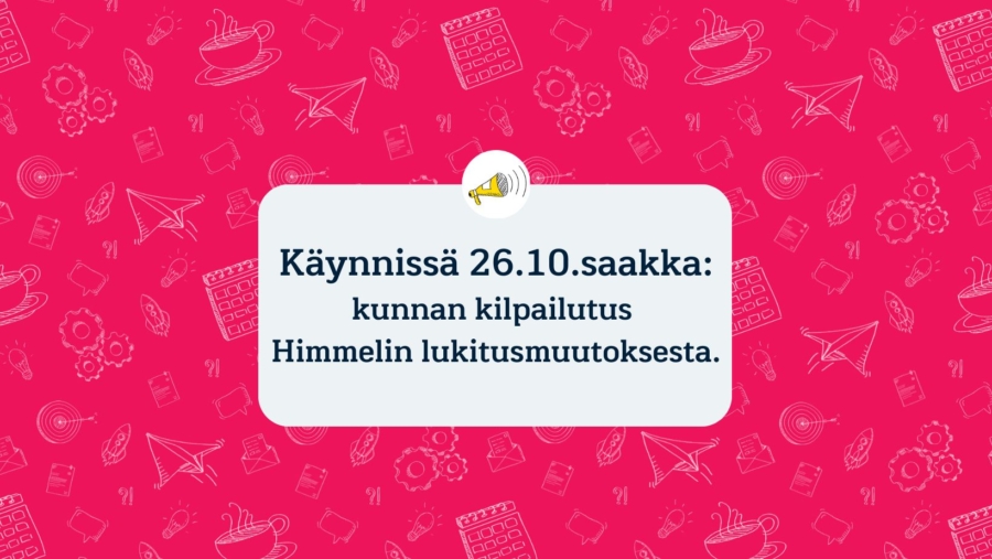 Tarjouspyyntö Karstulan kunnantalo Himmelin lukitusmuutoksesta
