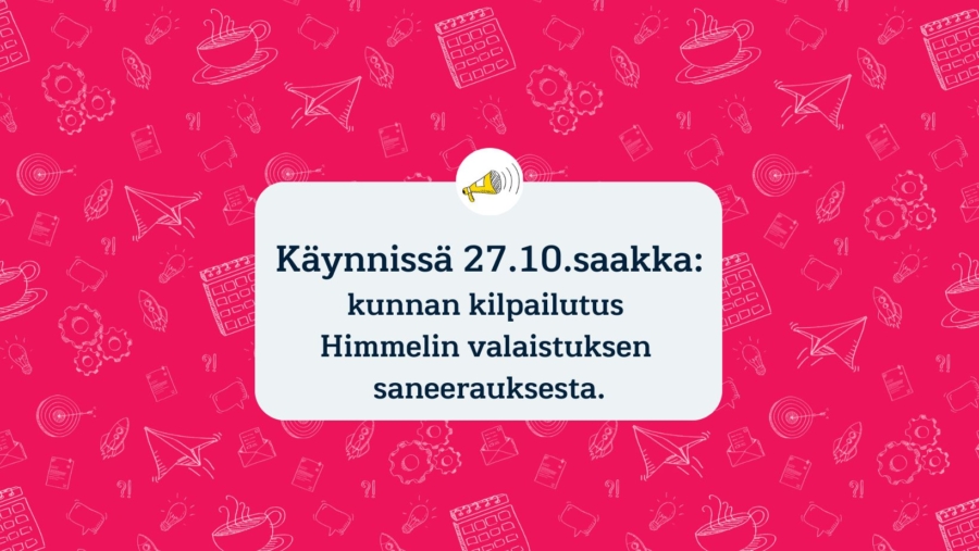 Tarjouspyyntö kunnantalo Himmelin valaistuksen saneerauksesta