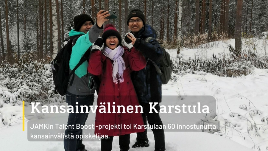 Talent Boost toi kansainvälisiä tuulia Karstulaan