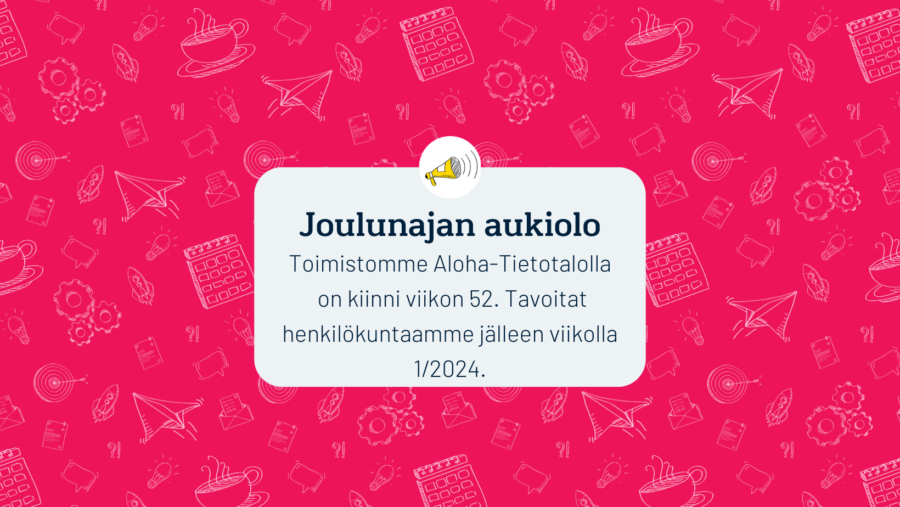 Joulunajan aukiolo