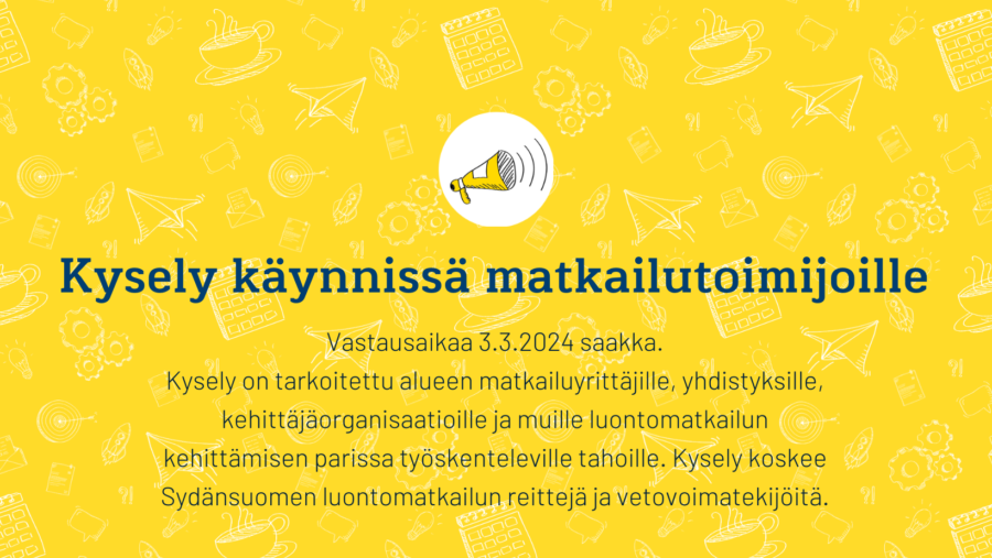 Kysely: Sydänsuomen luontomatkailun reitit ja vetovoimatekijät