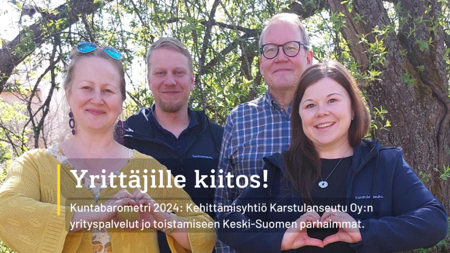 Karstulanseutu Oy Keski-Suomen ykkönen!