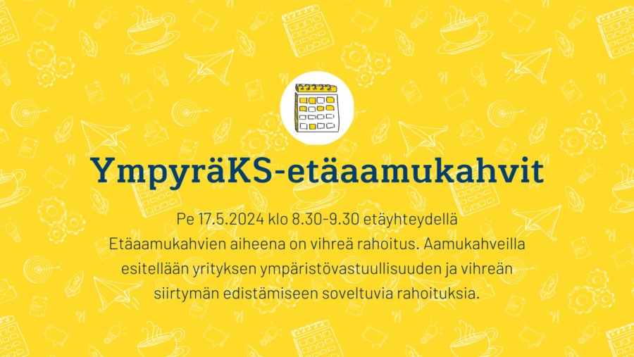 YmpyräKS-etäaamuhvit, aiheena vihreä rahoitus