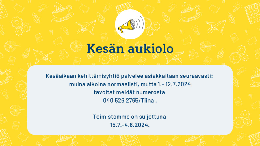 Kesäajan aukiolo