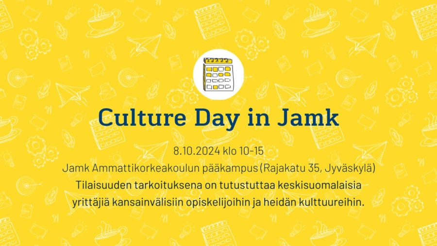 Culture Day Jamkin pääkampuksella ti 8.10.2024