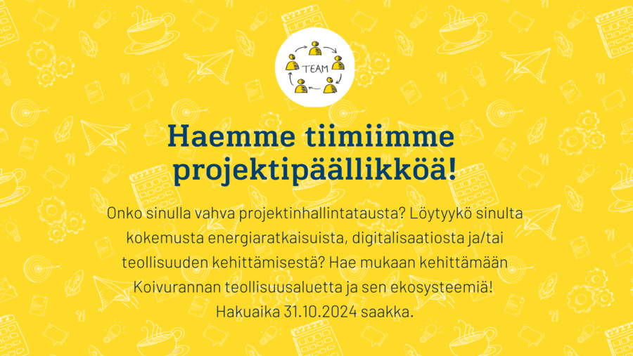Haemme tiimiimme projektipäällikköä