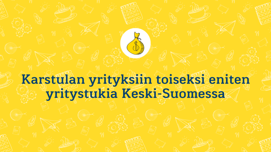Karstulan yrityksiin toiseksi eniten yritystukia Keski-Suomessa