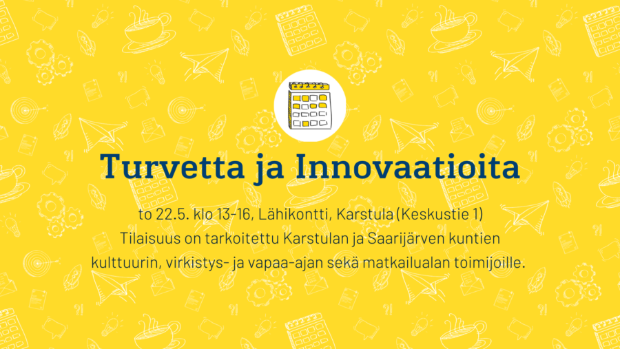 Tervetuloa Turvetta ja Innovaatioita -ideatyöpajaan!