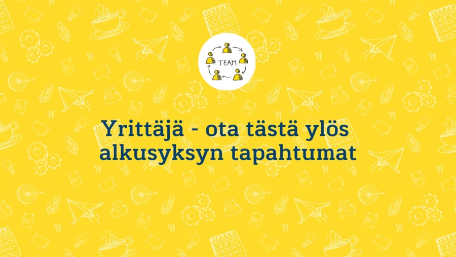 Alkusyksyn tapahtumia alueella