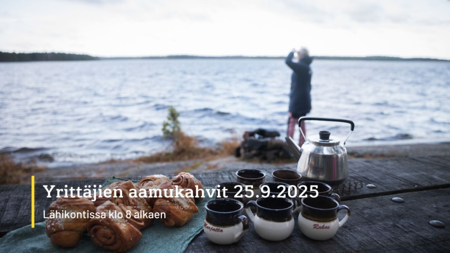 Tervetuloa Yrittäjien aamukahveille!