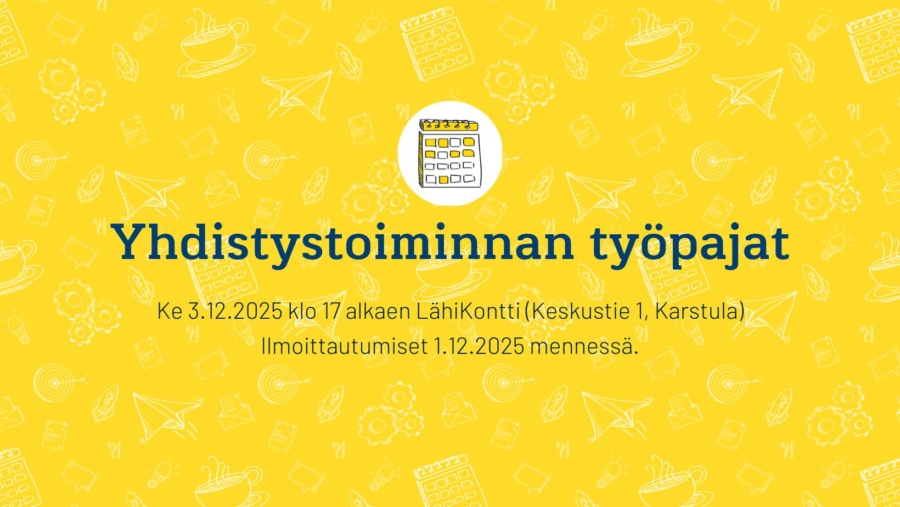 Yhdistystoiminnan työpajat
