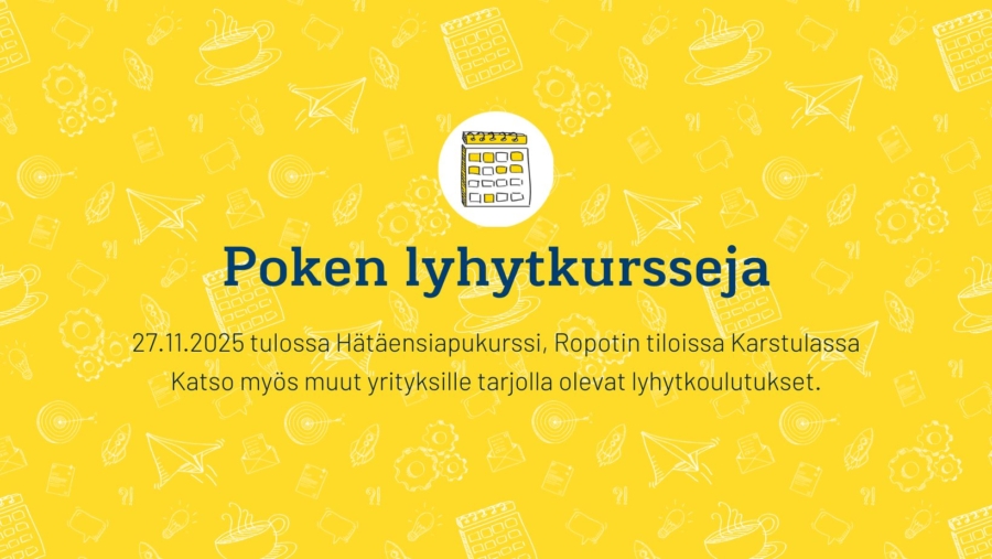 Poken koulutuksia