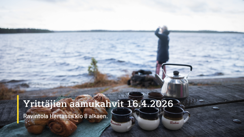 Tervetuloa Yrittäjien aamukahveille!