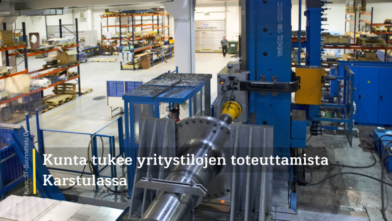 Kunta mukana tukemassa yritystilojen toteutumista