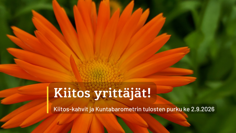 Karstulan Kuntabarometrin tulosten purku ja kiitoskahvit yrittäjille